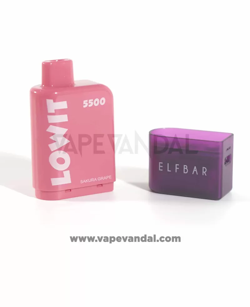 LOWIT 5500 PUFFS BY ELF BAR (WHOLESALE AVAILABLE)
