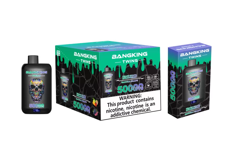 Bang King Twins 50K – 50K Puffs Dual Flavors 28ml E-Liquid Disposable Vape - Image 3