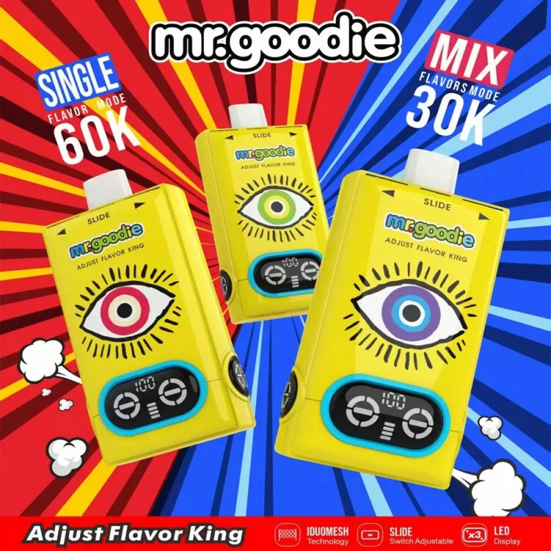 Mr. Goodie Adjust Flavor King 60000 – 60K Puffs Triple Flavors iDuomesh Technology Disposable Vape