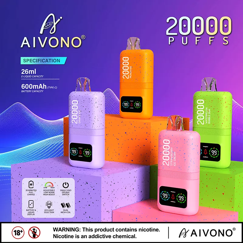 AIM MAGIC 20000 – 20K Puffs 1.0Ω Dual Mesh 26ml E-Liquid Disposable Vape