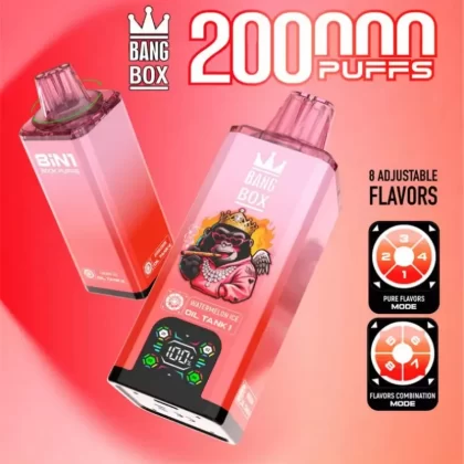 Bang Box 200000 – 200K Puffs 8 In 1 Flavors Two Draw Modes Disposable Vape