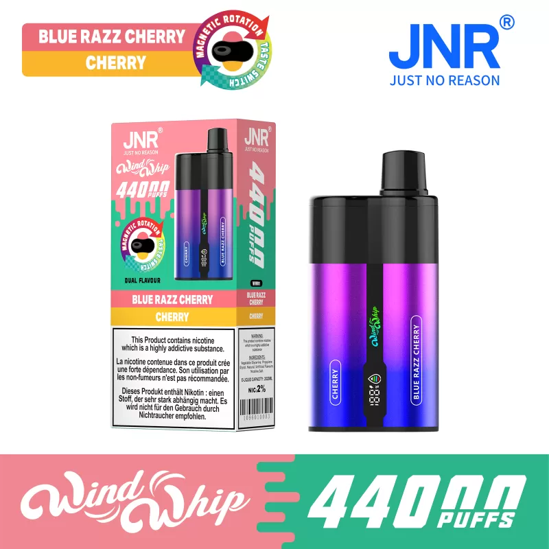 JNR Wind Whip 44000 – 44K Puffs 20*2ml E-Liquid Adjustable Airflow Disposable Vape - Image 2