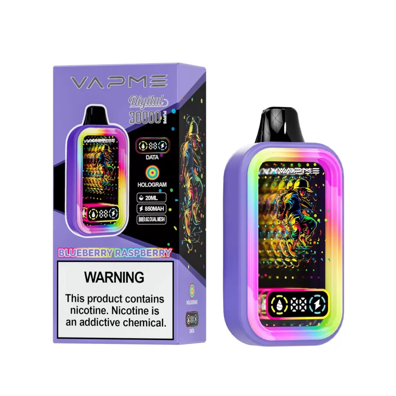VAPME DIGITAL 30000 – 30K Puffs Rainbow LED 0-5% Nicotine Disposable Vape - Image 2
