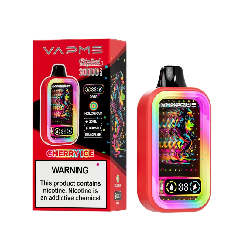 VAPME DIGITAL 30000 – 30K Puffs Rainbow LED 0-5% Nicotine Disposable Vape - Image 3