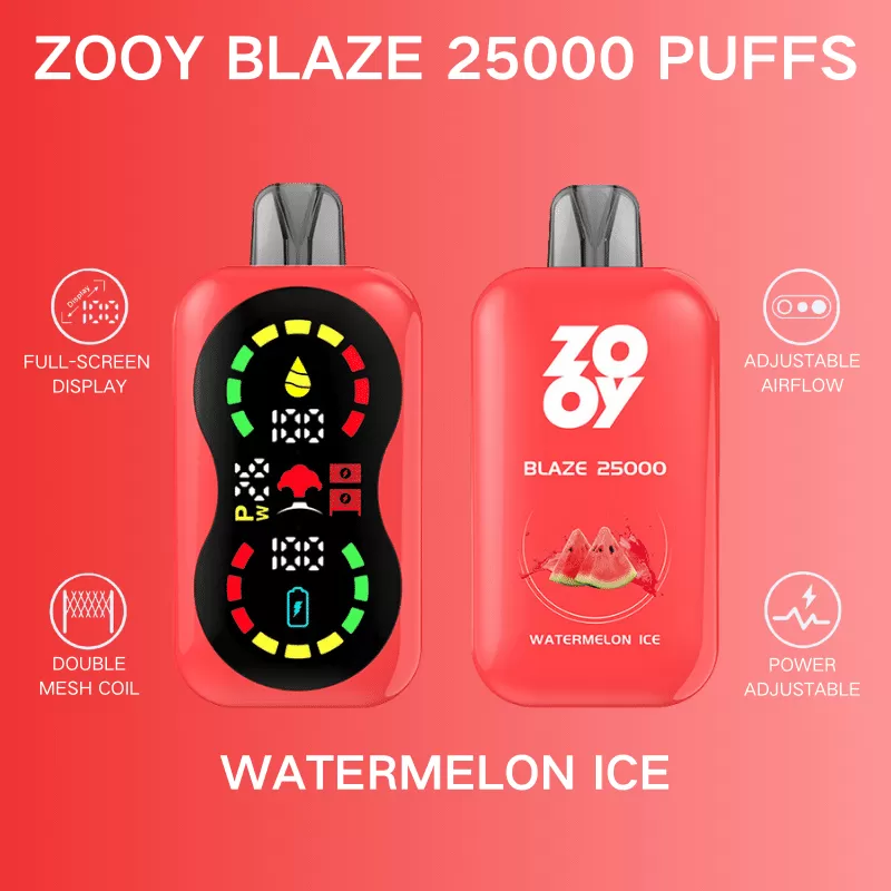 ZOOY Blaze 25000 – 25K Puffs Full-screen Display Child Lock Disposable Vape - Image 2