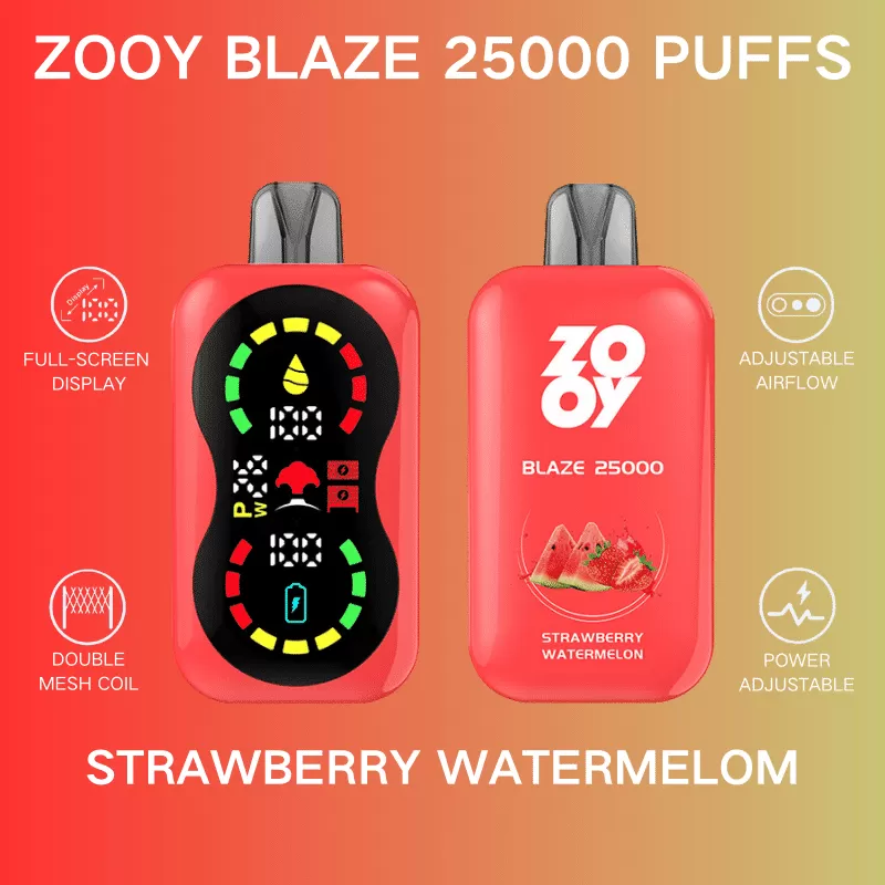 ZOOY Blaze 25000 – 25K Puffs Full-screen Display Child Lock Disposable Vape - Image 3