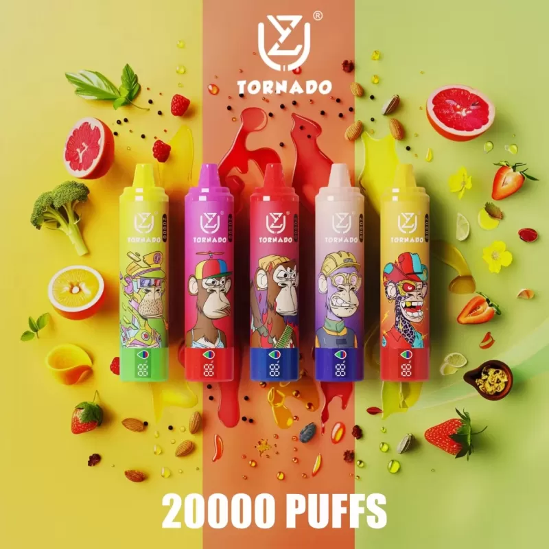 UZY TORNADO 20000 – 20K Puffs 28ml 850mAh Battery Disposable Vape Wholesale Price