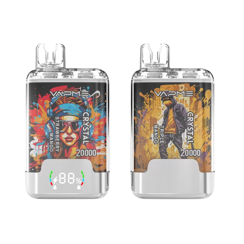 VAPME CRYSTAL 20000 – 20K Puffs 1.0Ω Mesh Coil Dual Flavors Disposable Vape - Image 3