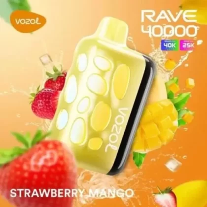 Vozol Rave 40000 – 40K Puffs Dual-MCU Smart Technology RGB Light Disposable Vape Wholesale Price