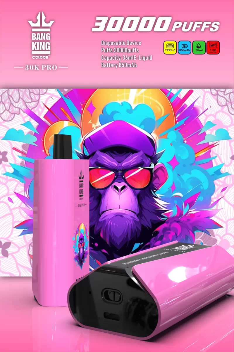 Bang King 30K Pro – 30K Puffs 36ml 0-5% Nicotine Disposable Vape Wholesale Price - Image 2