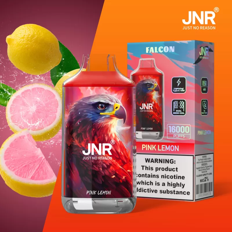 JNR Falcon 16000 – 16K Puffs 1Ω Mesh Coil Adjustable Airflow Disposable Vape Wholesale Price - Image 3