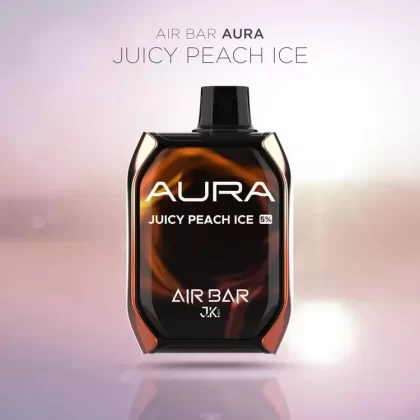 AirBar Aura Disposable Vape – Juicy Peach Ice 50mg (25000 Puffs)