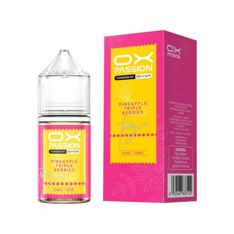 Ox Passion Freeze – Pineapple Triple Berries 30ml (35/55mg)