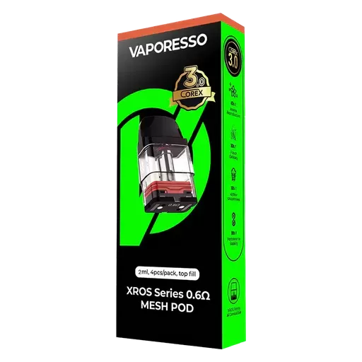 Vaporesso Xros Corex 3.0 Replacement Pod 3ML – 0.4/0.6/0.8 Ohm - Image 2