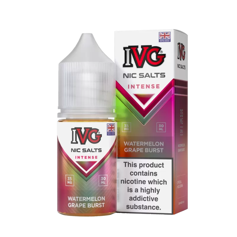 IVG Nic Salt Intense – Watermelon Grape 30ml (35/55 Mg)