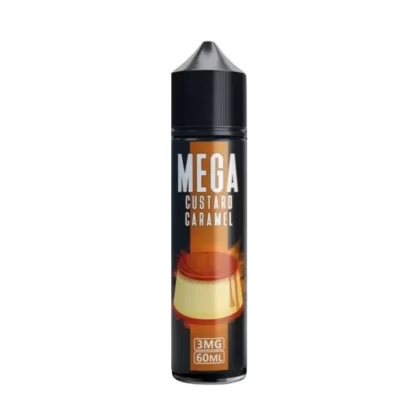 Mega E-Liquid – Custard Caramel 60ml (3/6/12/18 mg)