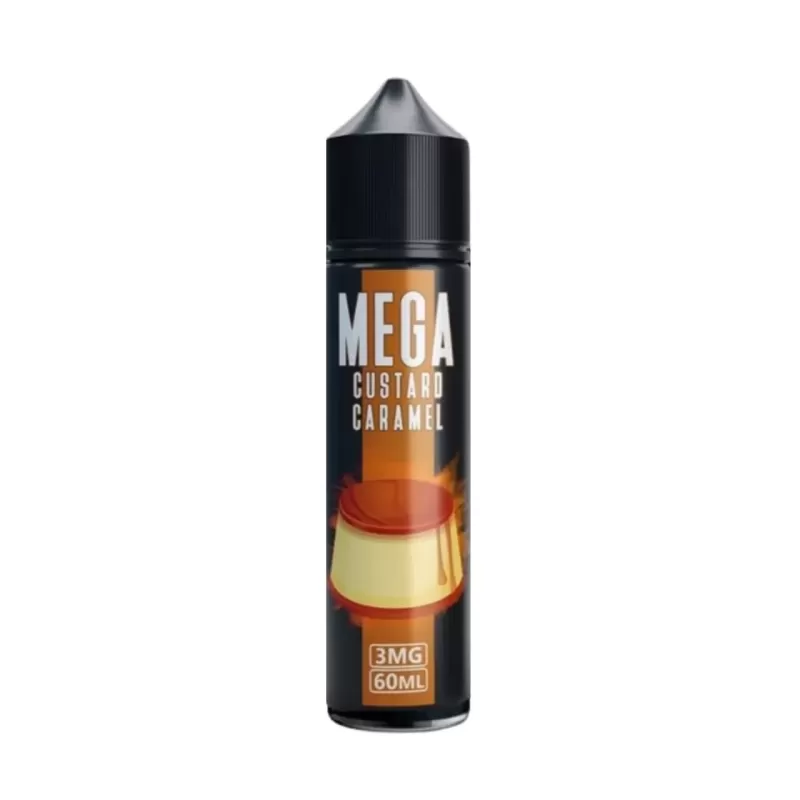 Mega E-Liquid – Custard Caramel 60ml (3/6/12/18 mg)