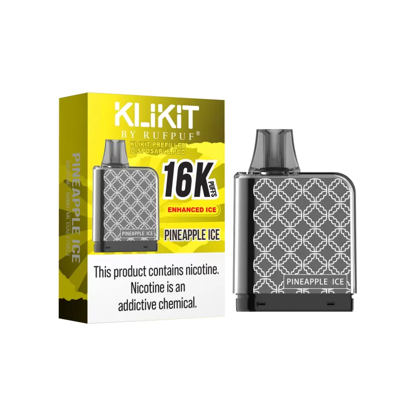 Rufpuf Klikit Disposable Pod – Pineapple Ice 50mg (16000Puffs) - Image 2