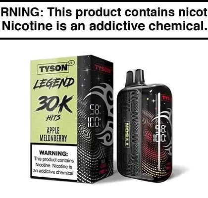TYSON 2.0 LEGEND 30K DISPOSABLE VAPE – 30,000 PUFFS