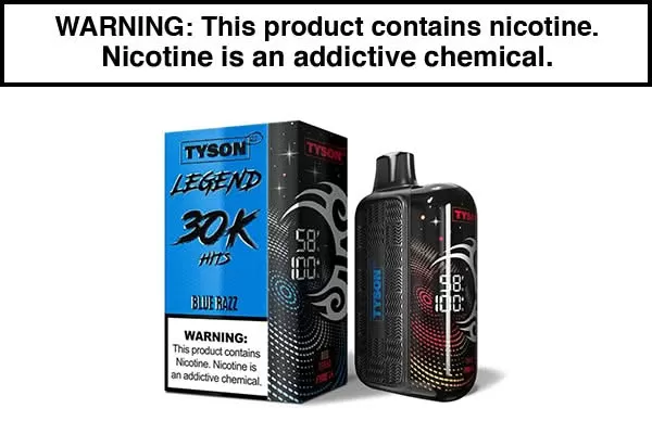 TYSON 2.0 LEGEND 30K DISPOSABLE VAPE – 30,000 PUFFS - Image 2