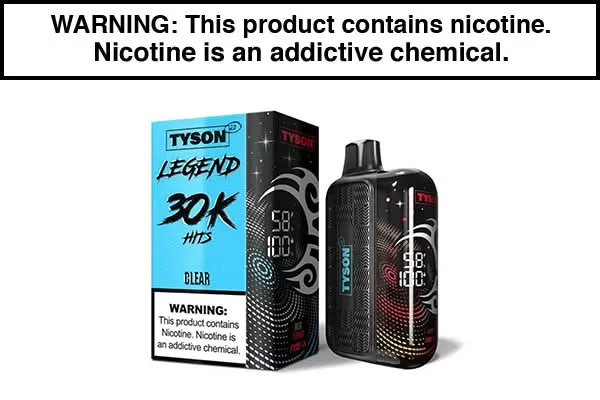 TYSON 2.0 LEGEND 30K DISPOSABLE VAPE – 30,000 PUFFS - Image 3