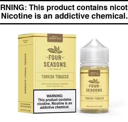 TURKISH TOBACCO BY FOUR SEASONS 30ML/60ML