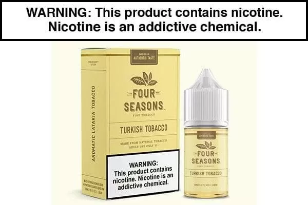TURKISH TOBACCO BY FOUR SEASONS 30ML/60ML - Image 2