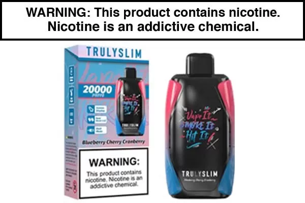 TRULY BAR TRULYSLIM 20K DISPOSABLE VAPE - Image 2