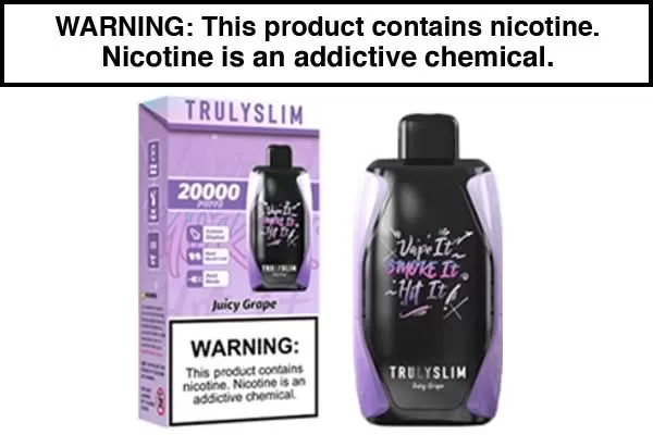 TRULY BAR TRULYSLIM 20K DISPOSABLE VAPE - Image 3
