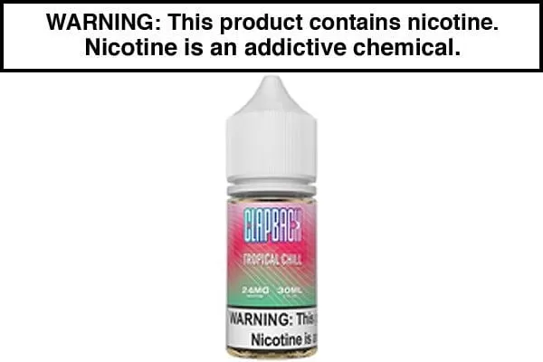 TROPICAL CHILL BY CLAP BACK SALTS 30ML