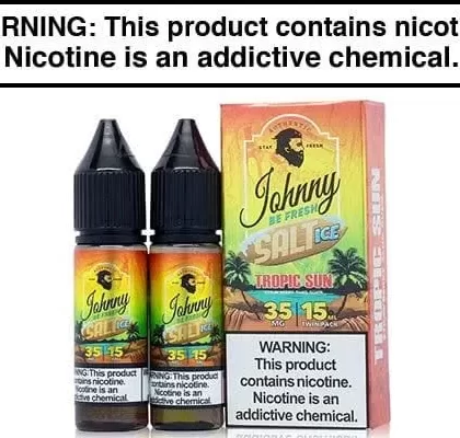 TROPIC SUN ICE BY JOHNNY BE FRESH SALTS 30ML