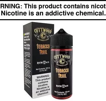 TOBACCO TRAIL BY CUTTWOOD 120ML/60ML
