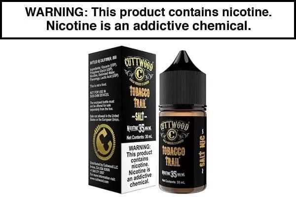 TOBACCO TRAIL BY CUTTWOOD SALT 30ML