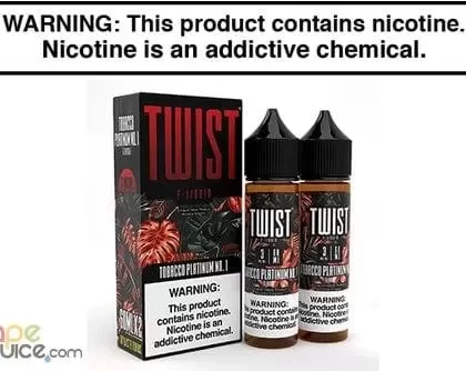 TOBACCO PLATINUM NO. 1 BY TWIST E LIQUID 120ML