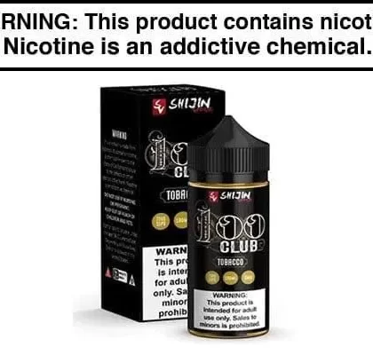 TOBACCO BY 100 CLUB SHIJIN VAPOR 100ML
