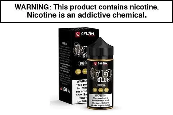 TOBACCO BY 100 CLUB SHIJIN VAPOR 100ML
