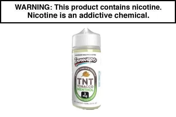 TNT TOBACCO MENTHOL BY INNEVAPE 100ML