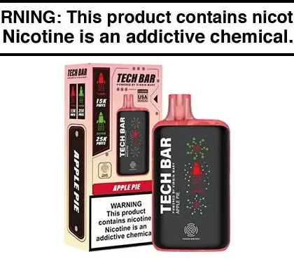 TECH BAR 25K DISPOSABLE VAPE – 25,000 PUFFS