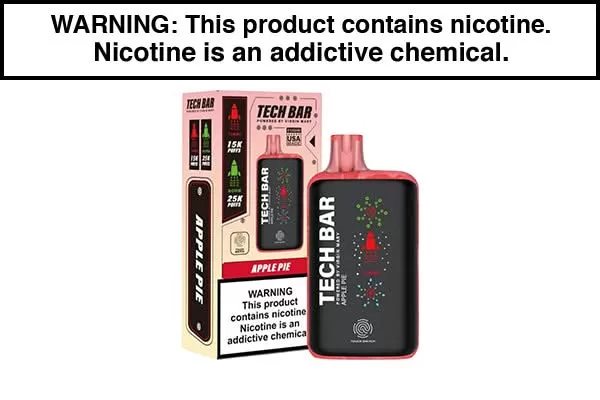 TECH BAR 25K DISPOSABLE VAPE – 25,000 PUFFS
