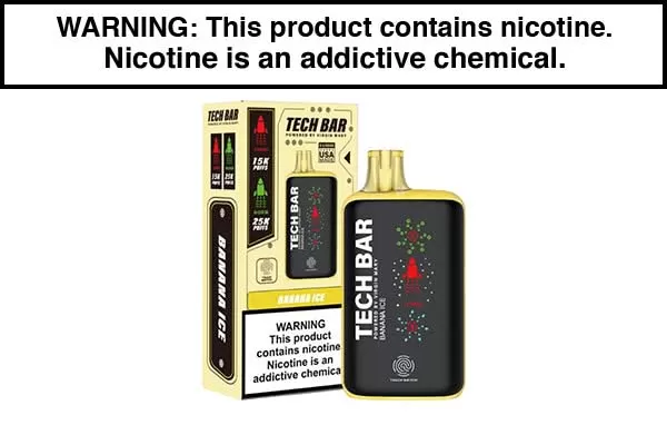 TECH BAR 25K DISPOSABLE VAPE – 25,000 PUFFS - Image 3
