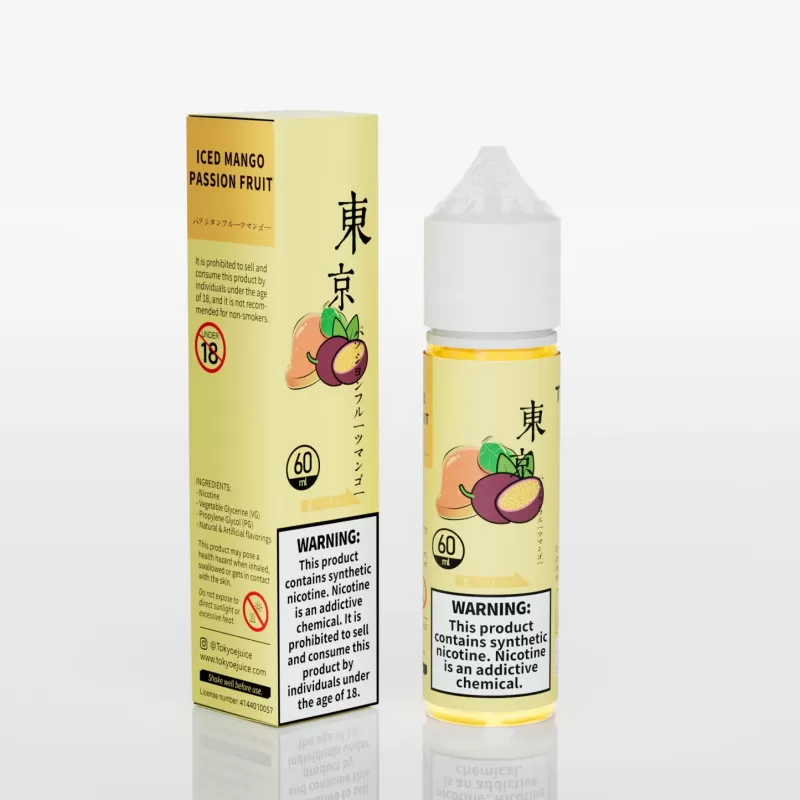 Tokyo Eliquid – Iced Mango Passion Fruit 60ml (3, 6mg)