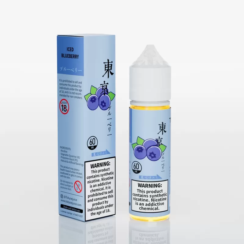 Tokyo Eliquid – Iced Blueberry 60ml (3, 6mg)