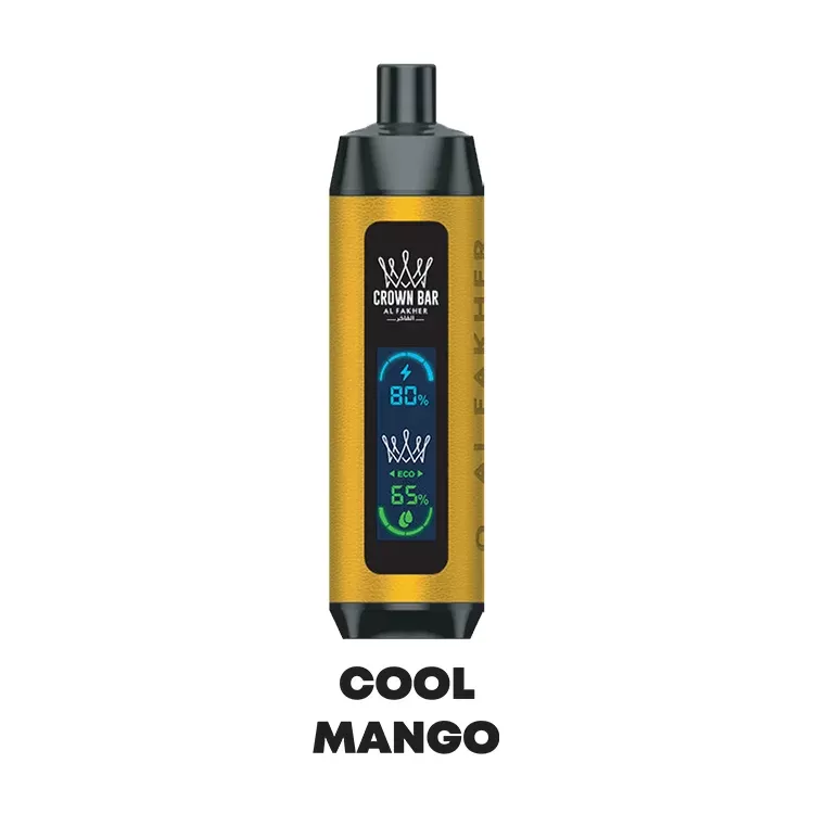 Al Fakher Crown Bar Cool Mango Ice 8000 Puffs 5Mg