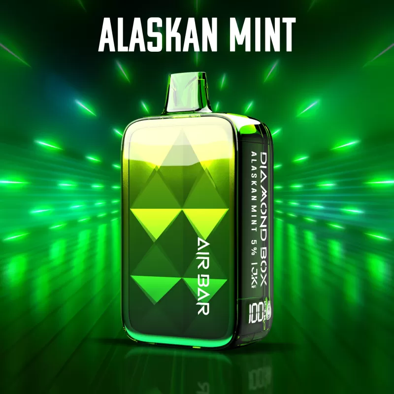 AirBar Diamond Box Disposable-Alaskan Mint 50mg (20000 Puffs)