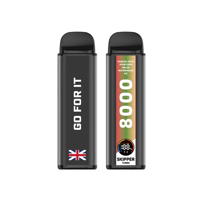 Skipper Turbo Disposable Vape – Passion fruit Honeydew Melon Watermelon Ice 50mg (10000Puffs)