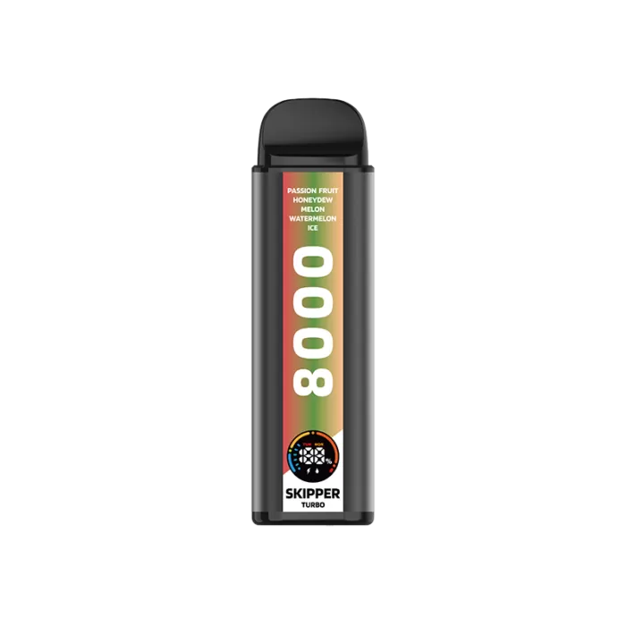 Skipper Turbo Disposable Vape – Passion fruit Honeydew Melon Watermelon Ice 50mg (10000Puffs) - Image 3