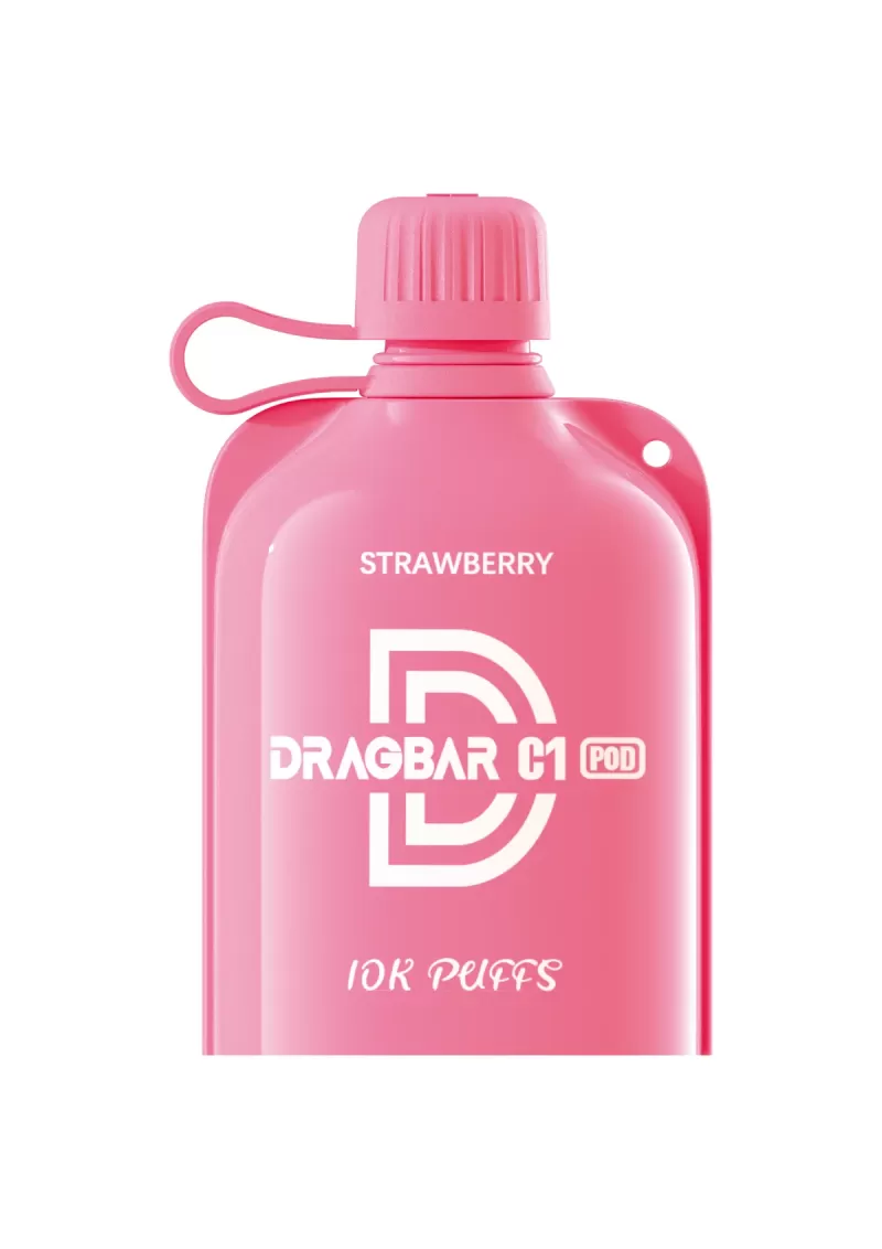 Dragbar C1 Disposable Pod- Strawberry (10000Puffs)
