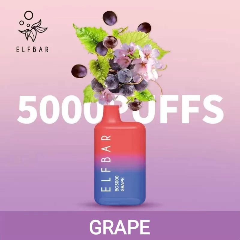 ELF BAR GRAPE BC5000 DISPOSABLE POD