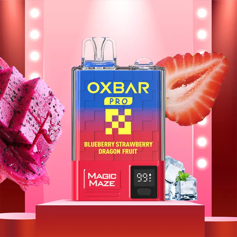 Oxbar Magic Maze Pro Blueberry Strawberry Dragon Fruit 10000 Puffs 50mg (900mAh) (Expired)