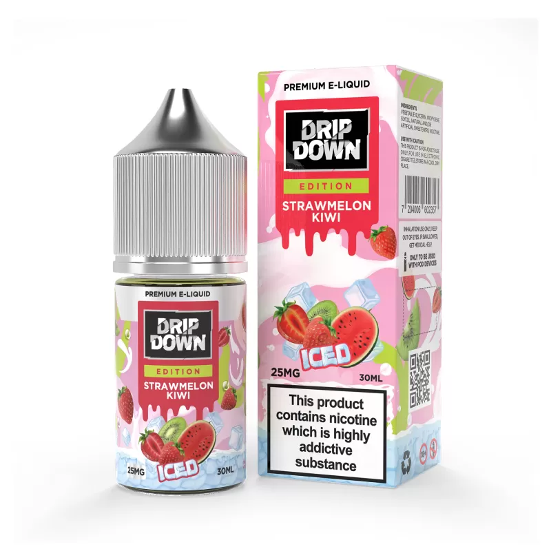 Drip Down Iced Series Strawmelon Kiwi Ice 30ml (25/50 mg)